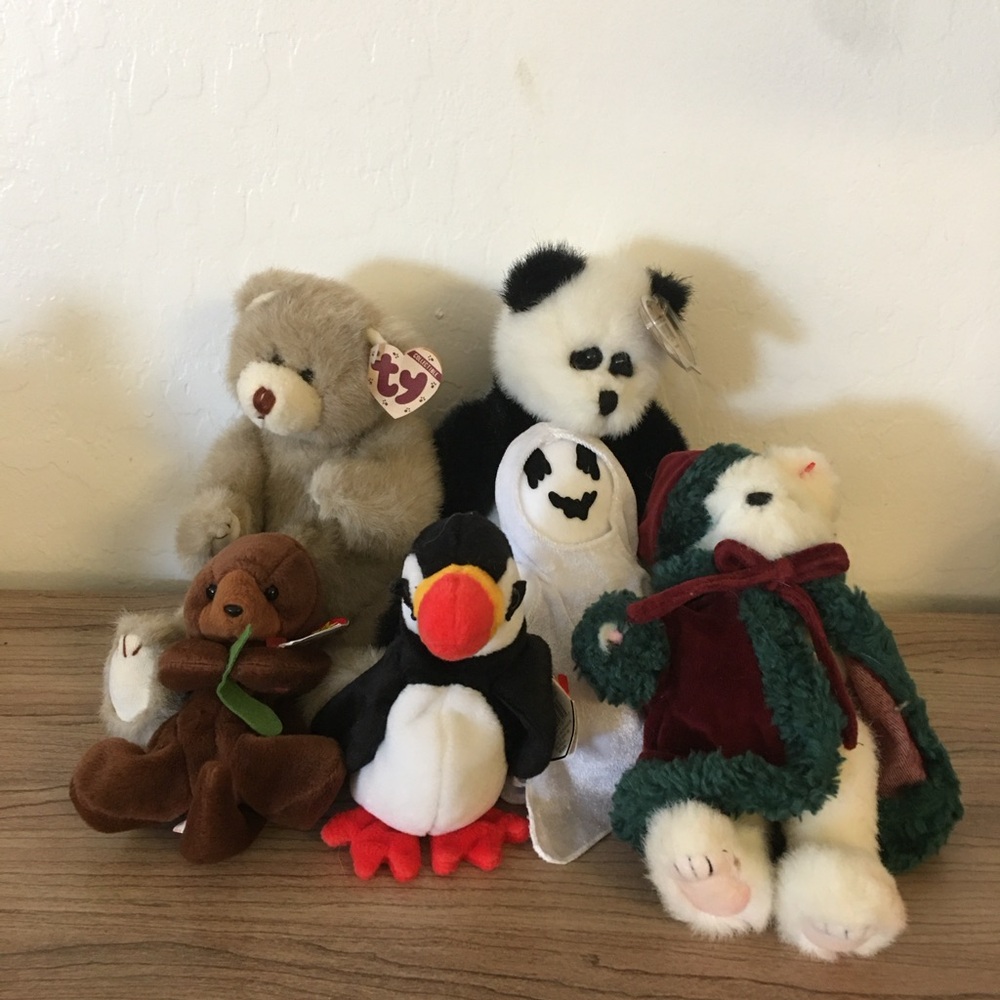Small Ty beanie baby lot of 6